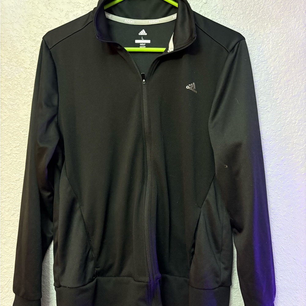 Adidas Black Lightweight Performance Jacket
